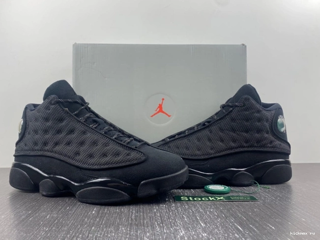 Rep Jordan 13 Air Black Retro Cat 414571-011 0708